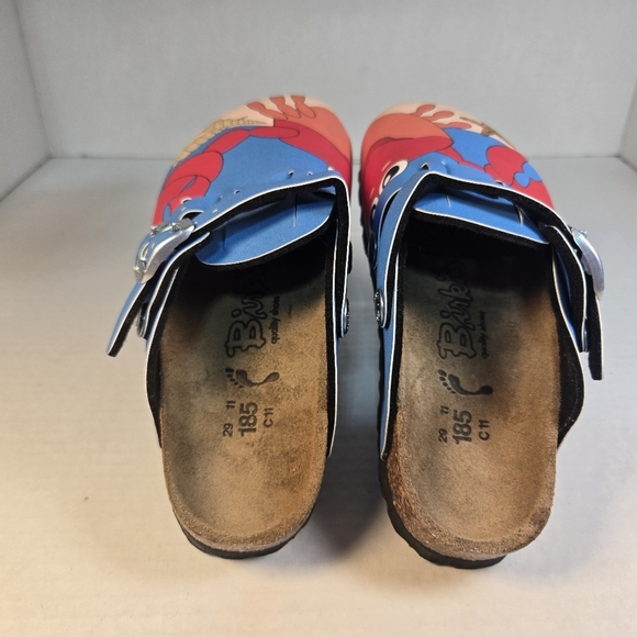 Birkenstock Birki's Unisex Kids Kay Birko Flor Crab Slingback Clogs Size E29 C11 - Picture 2 of 9